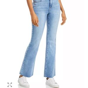 PAIGE Laurel Canyon High Rise Flare Jeans in Marienne